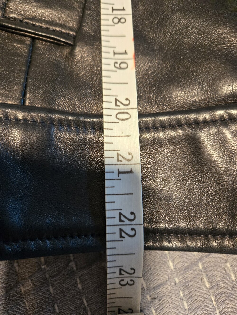 Banana Republic Black Leather Zip-Up Jacket - Picture 8 of 8